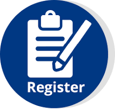 Orange circular icon with a white document symbol